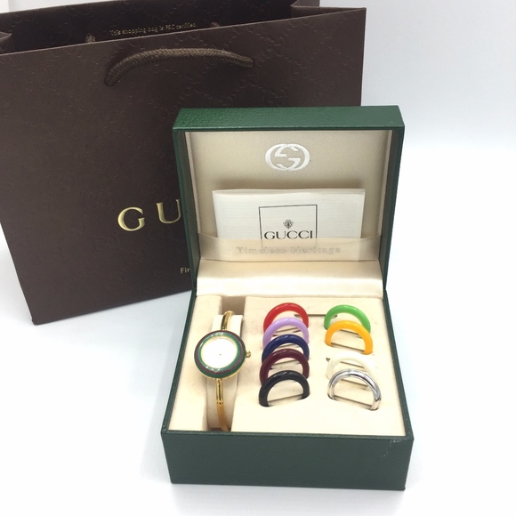 Gucci Accessories - Authentic GUCCI Interchangeable Bezel Watch Set
